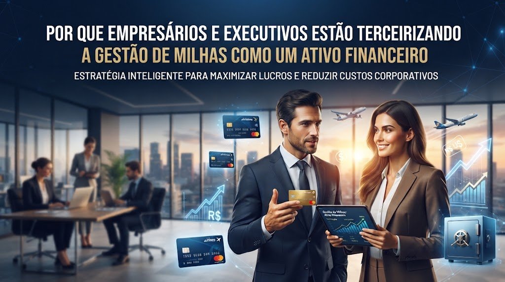 Por que empresários e executivos estão terceirizando a gestão de milhas como um ativo financeiro