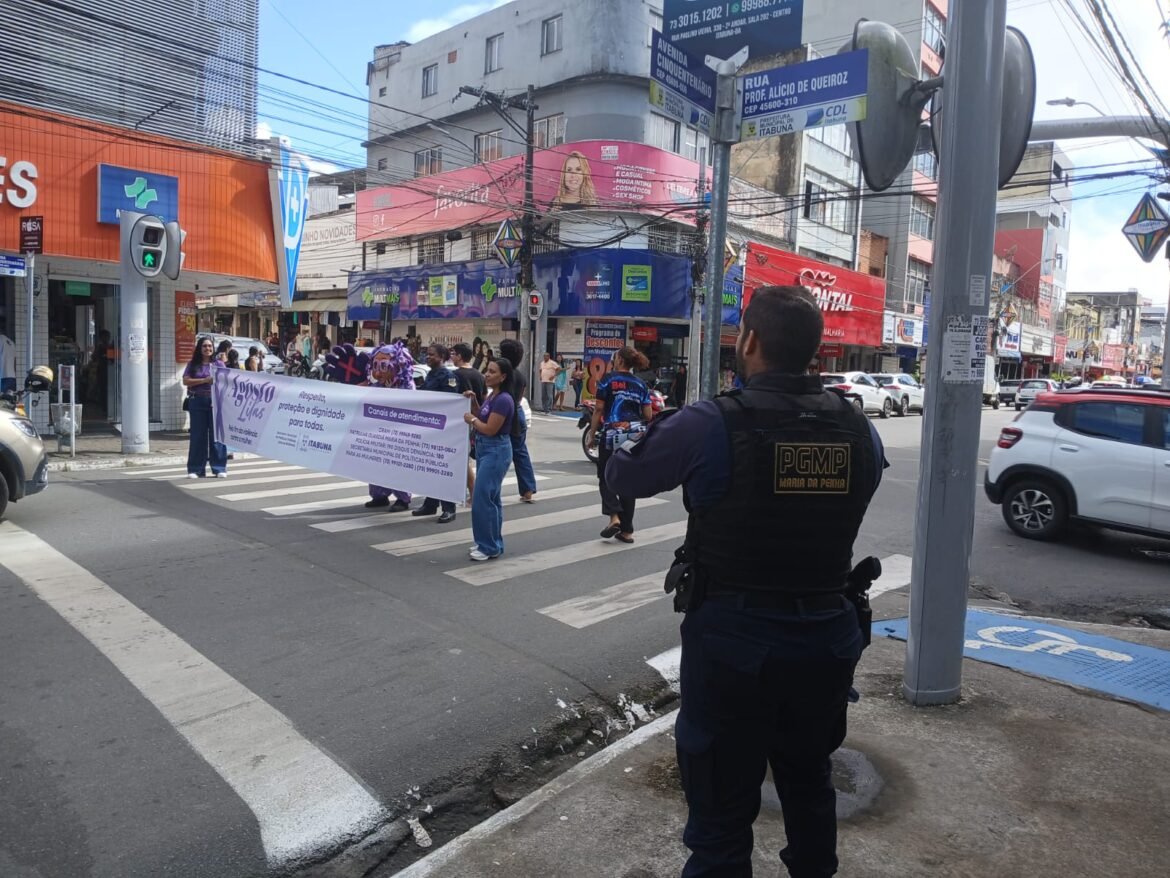 Prefeitura de Itabuna participa das comemorações dos 20 anos da Lei Maria da Penha com Pit-Stop “Samáforo Delas”