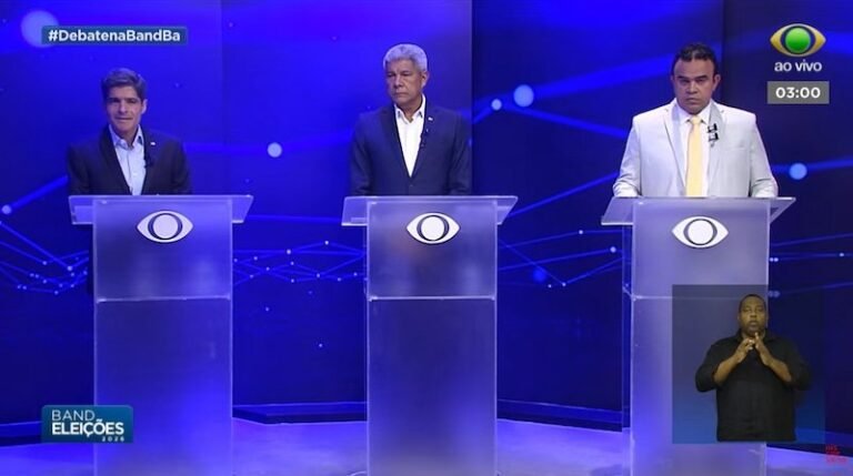 Debate entre candidatos ao Governo da Bahia é marcado por críticas e troca de acusações