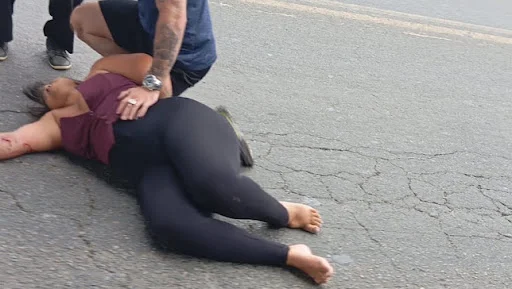 Mulher fica ferida após se jogar de viaduto no bairro Lomanto, em Itabuna