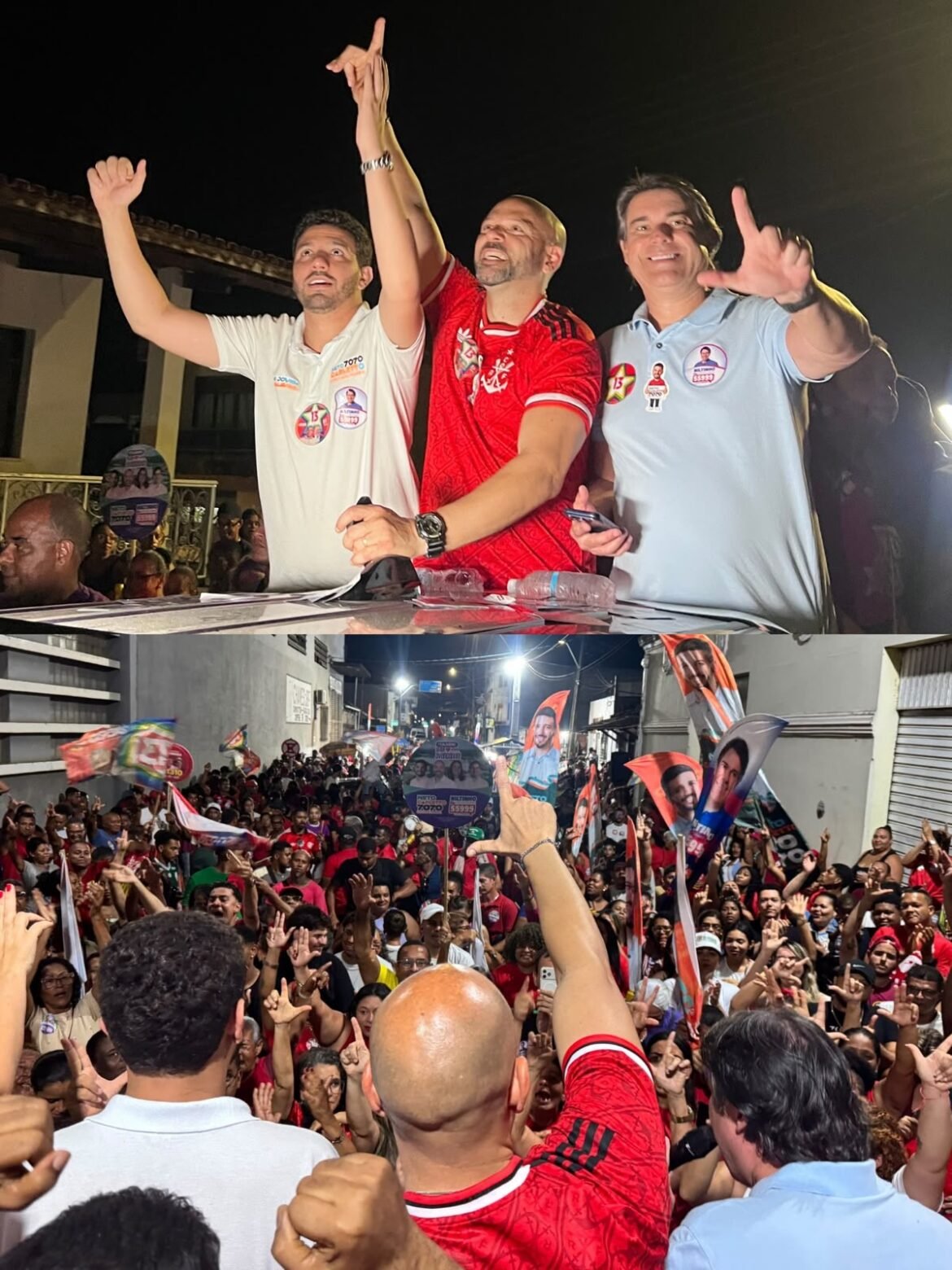 ITAJUÍPE: COM A PRESENÇA DE NILTINHO E NETO CARLETTO, PREFEITO LÉO DA CAPOEIRA CELEBRA ANIVERSÁRIO NOS BRAÇOS DO POVO