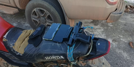 Moto com arma de fogo e munições é apreendida pela CIPRv em Eunápolis