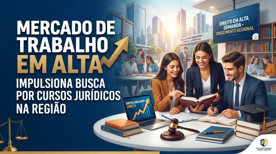 Mercado de trabalho em alta impulsiona busca por cursos jurídicos na região
