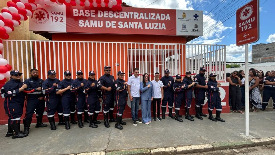 SAMU 192 é inaugurado oficialmente em Santa Luzia