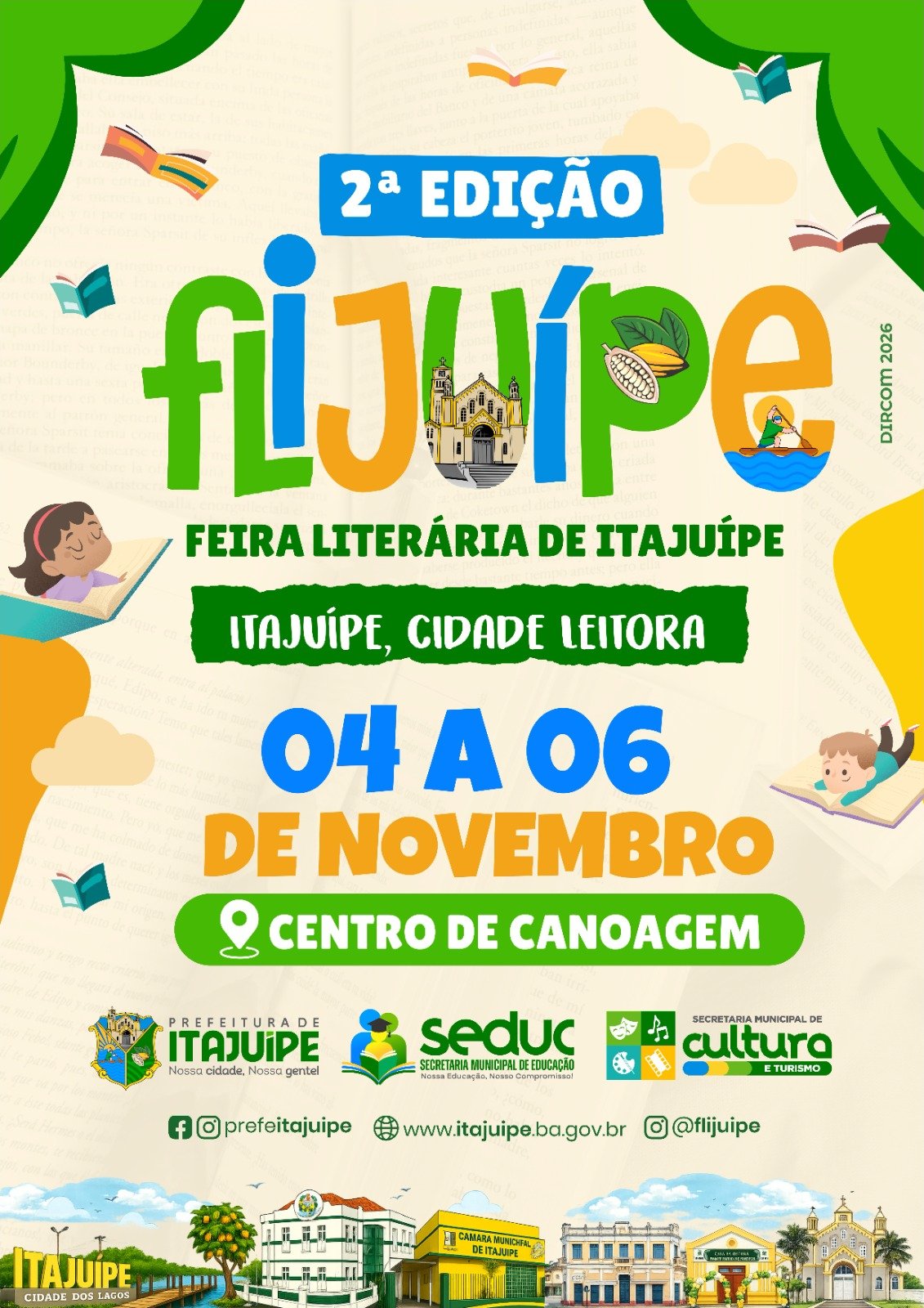 ITAJUÍPE SE TRANSFORMA EM PALCO DA LITERATURA COM A II FLIJUÍPE