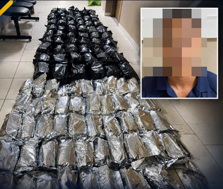 Jovem de Ilhéus é preso com 90 kg de maconha na BR-116 em Serrinha