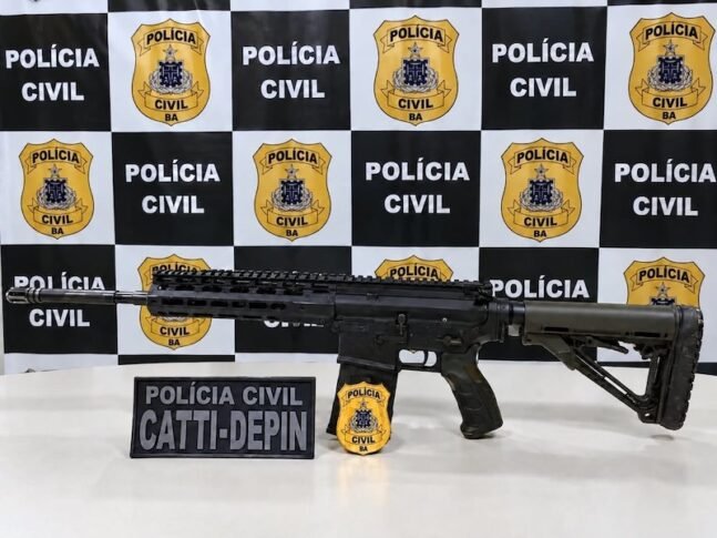 Fuzil é apreendido durante desdobramento da Operação Quatro Torres em Ilhéus