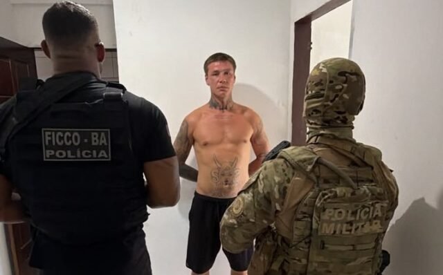 Procurado pela Interpol, russo suspeito de negociar armas com facções é preso em Salvador