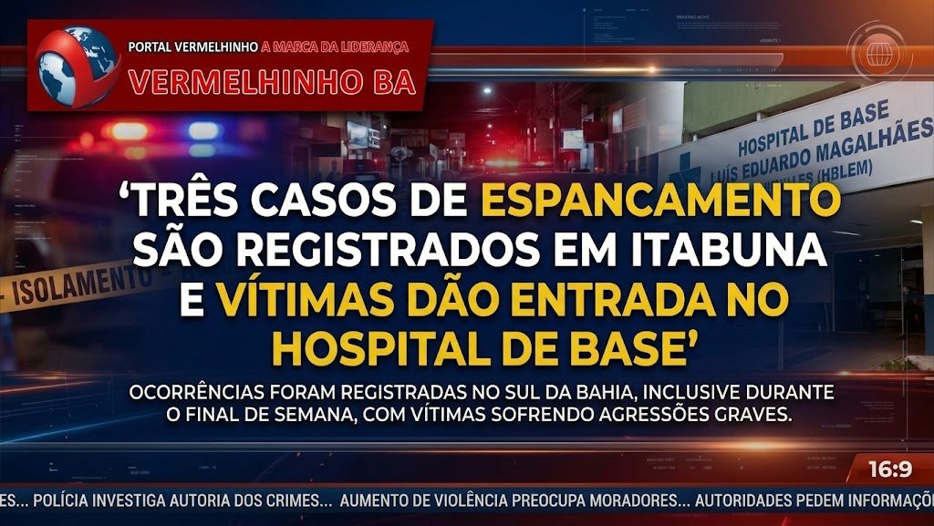 Itabuna registra três casos de espancamento entre o fim de semana e o início desta semana