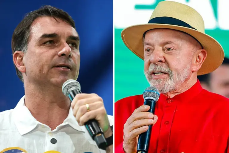 Flávio Bolsonaro tem 52,8% e Lula registra 47,2% dos votos válidos no 2º turno, aponta Atlasintel